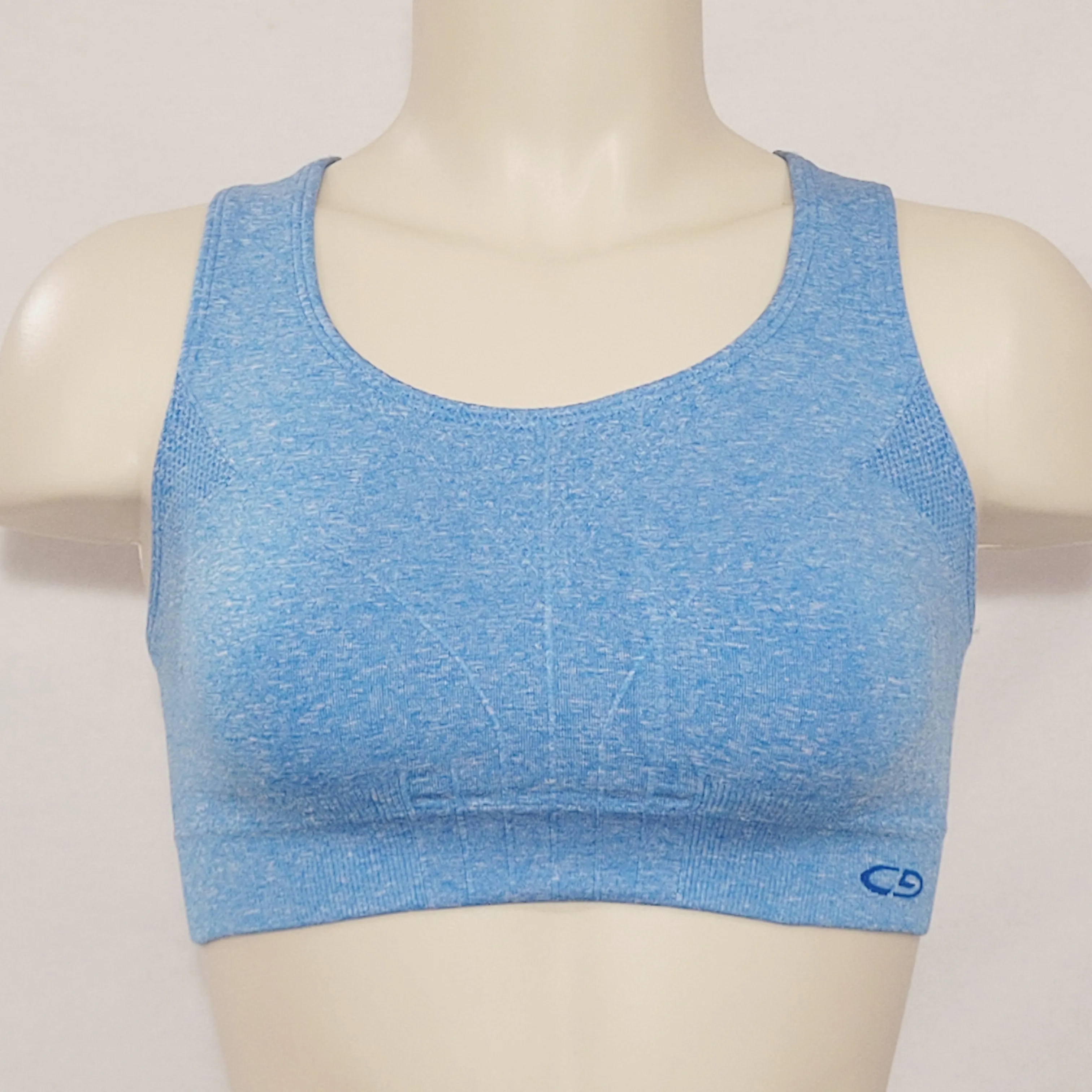 Champion N9526 Duo Dry Max Racerback Wire Free Sports Bra MEDIUM Blue NWT