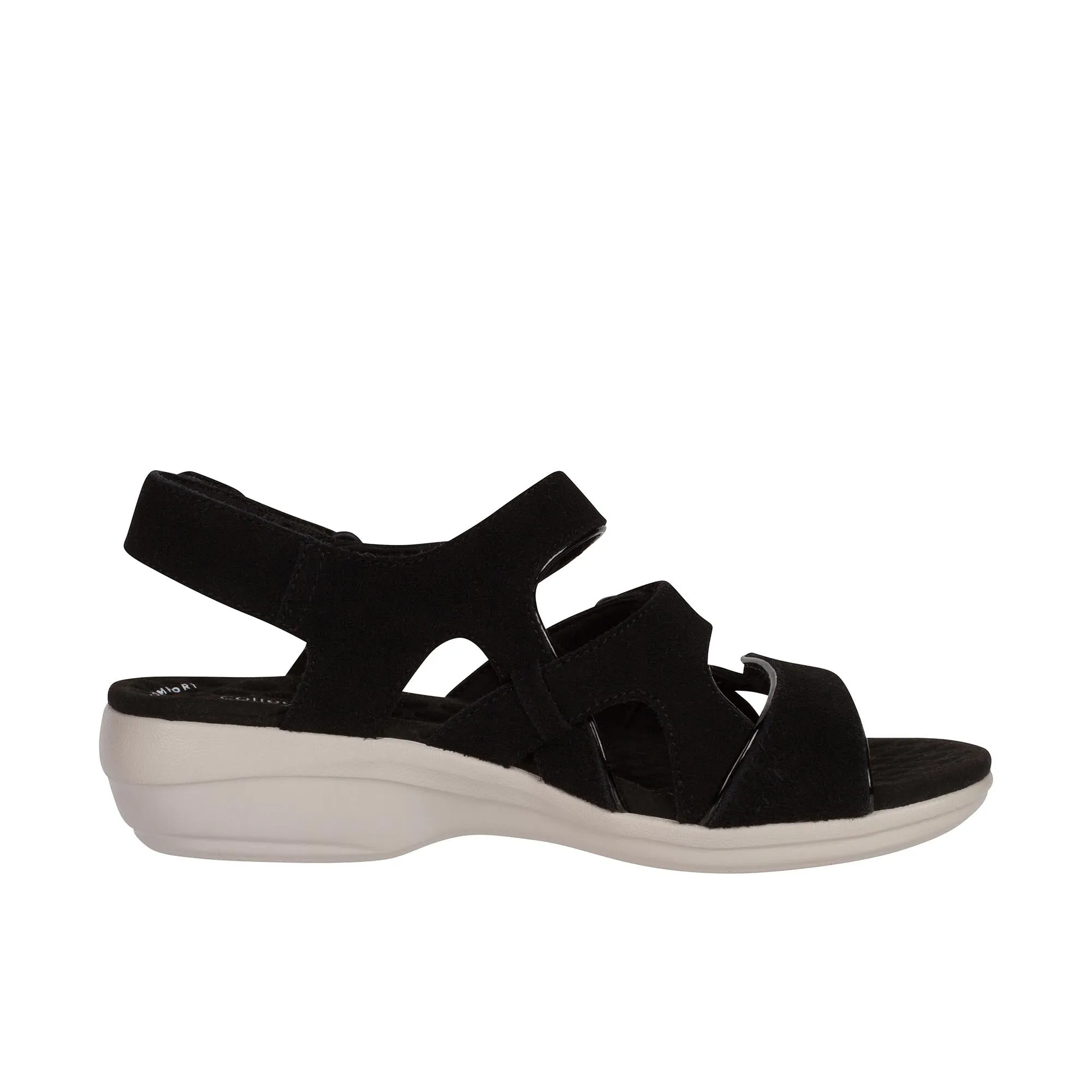 Clarks Womens Alexis Band Black Suede