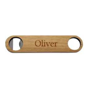 Classic Name Wooden Bottle Opener