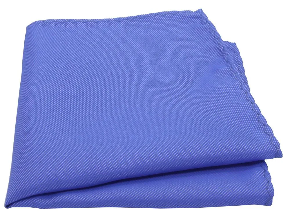 Cobalt Twill Pocket Square