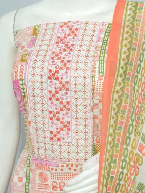 Cotton mix Printed Churidar Material