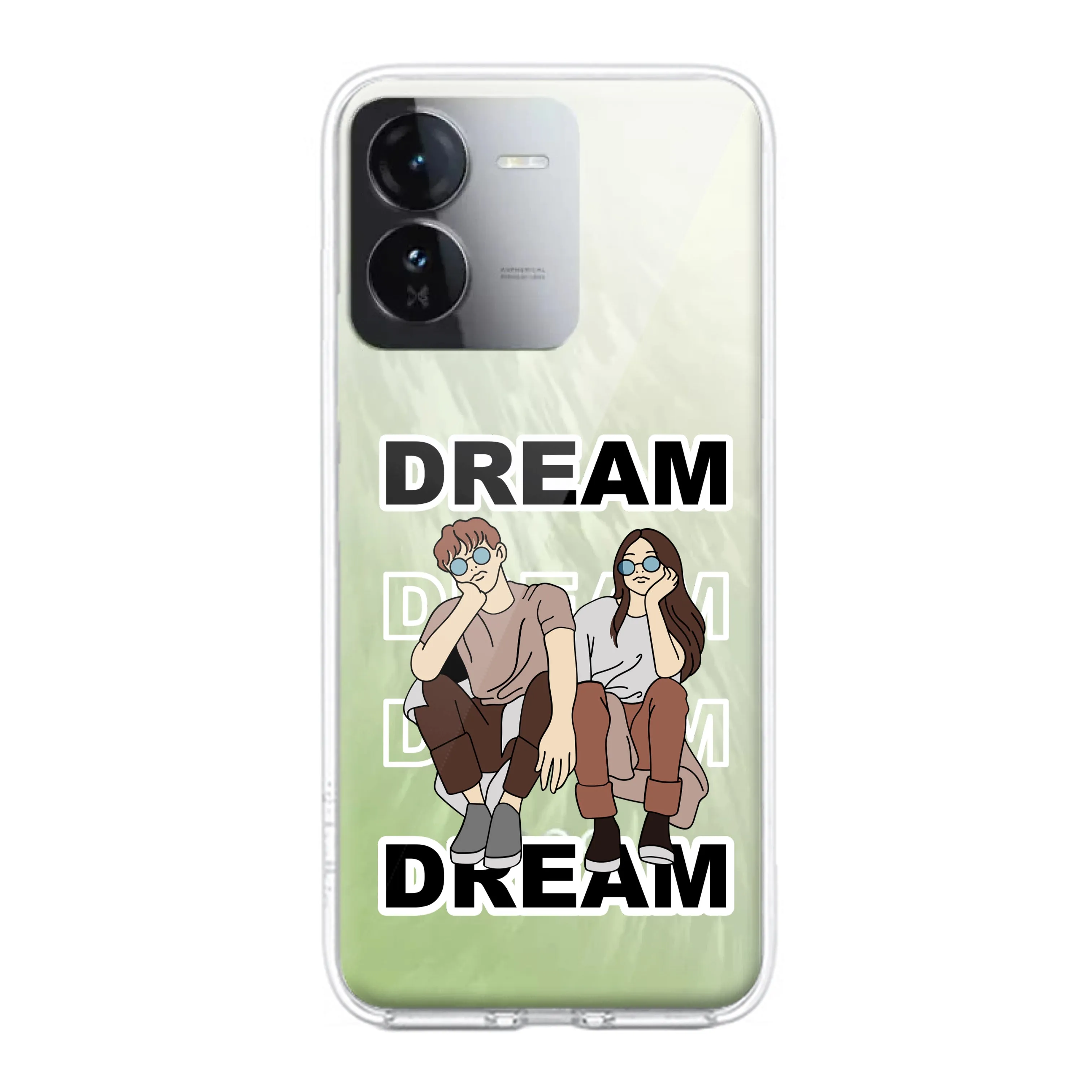 Couple Dream Transparent Silicon Case For iQOO