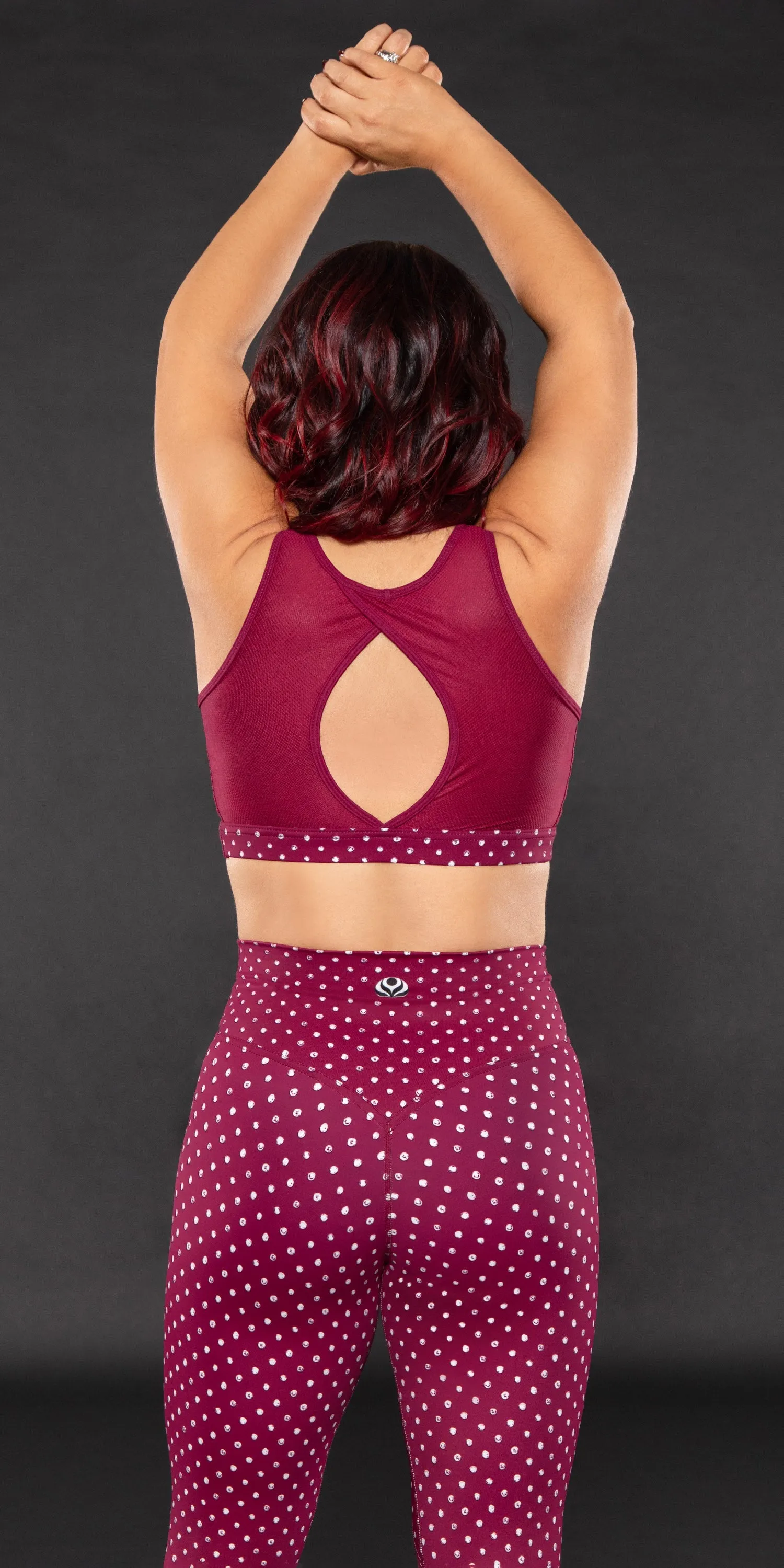 Cranberry Sugar - Aerial Sports Bra [Final Sale]