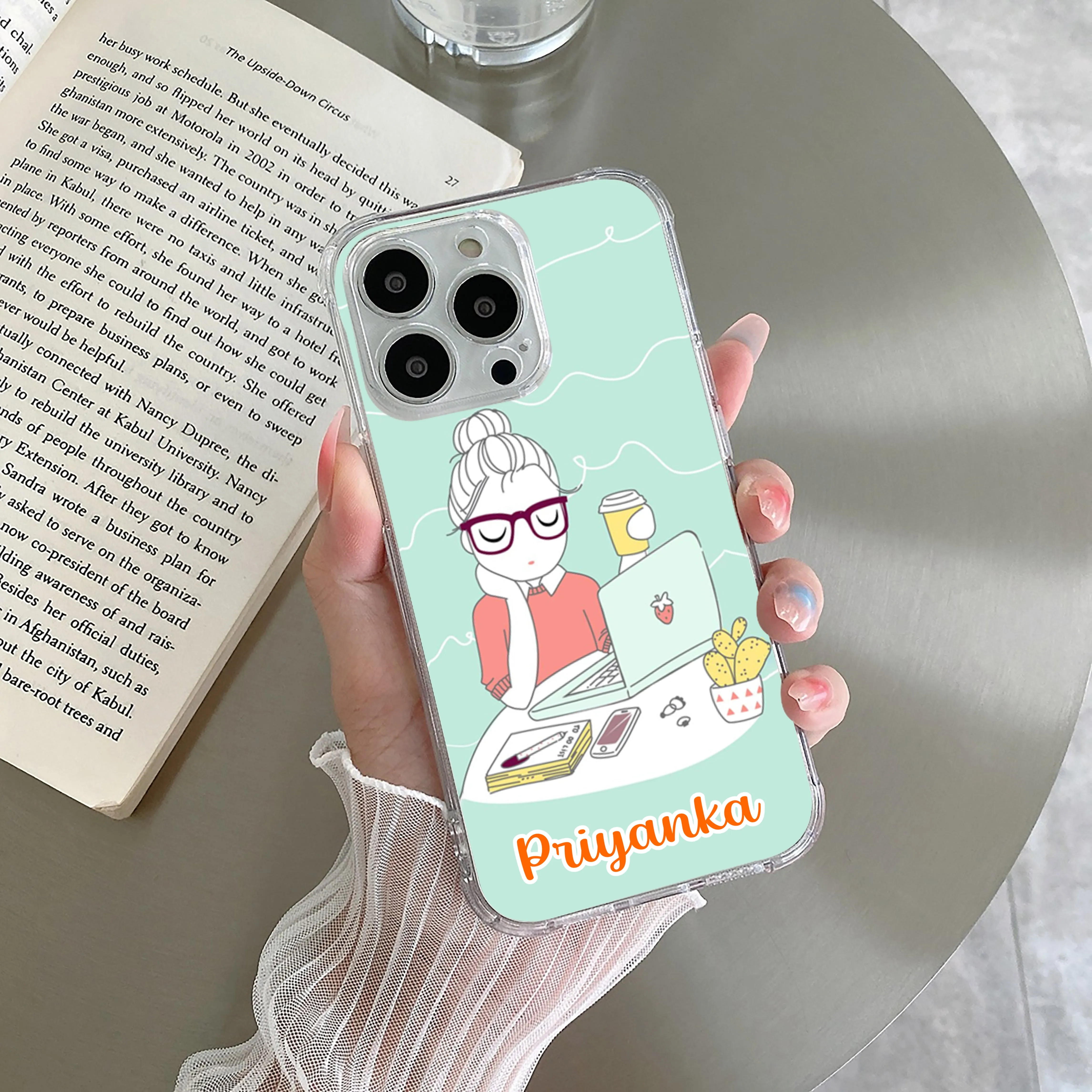 Creator Girl Customize Transparent Silicon Case For Realme/Narzo