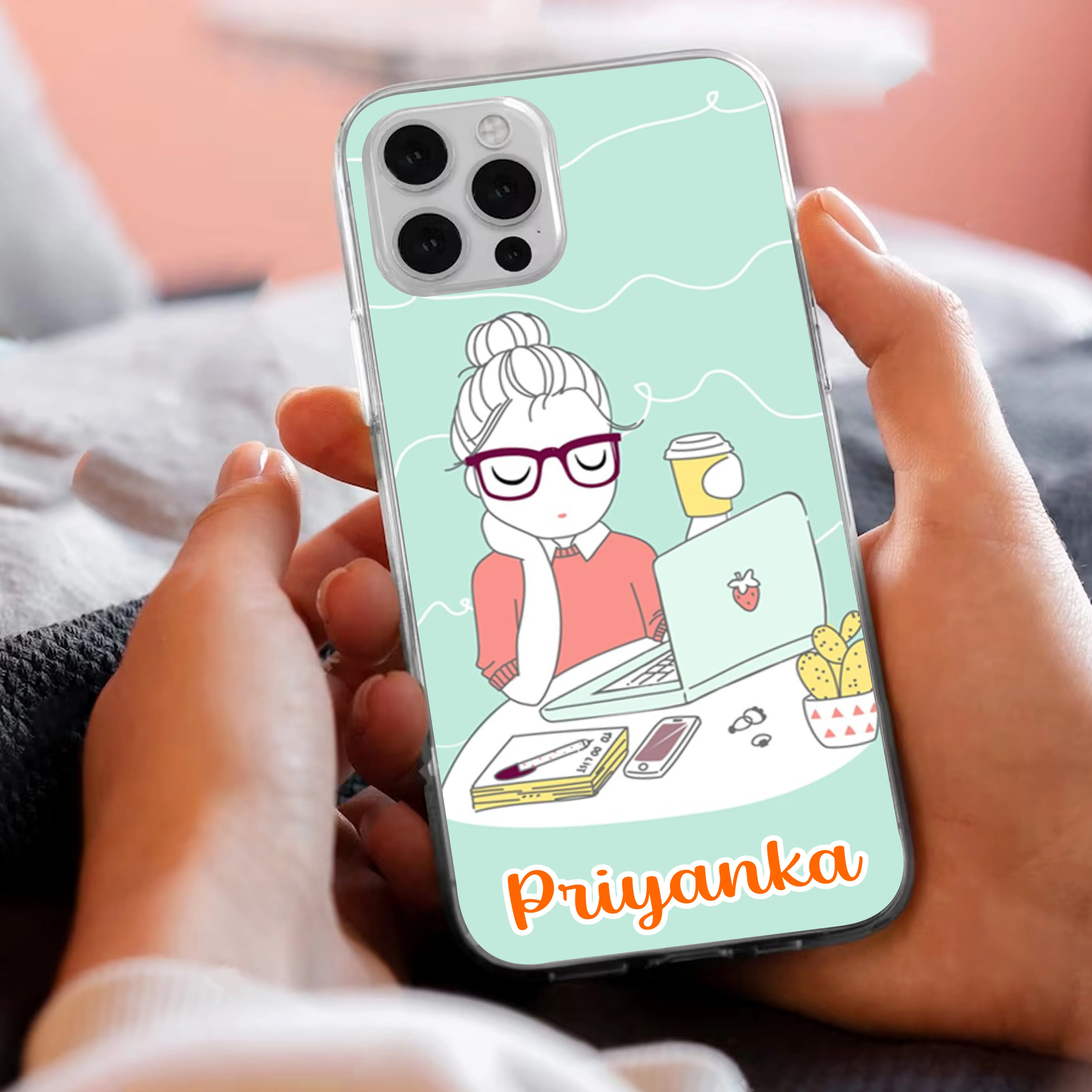 Creator Girl Customize Transparent Silicon Case For Realme/Narzo