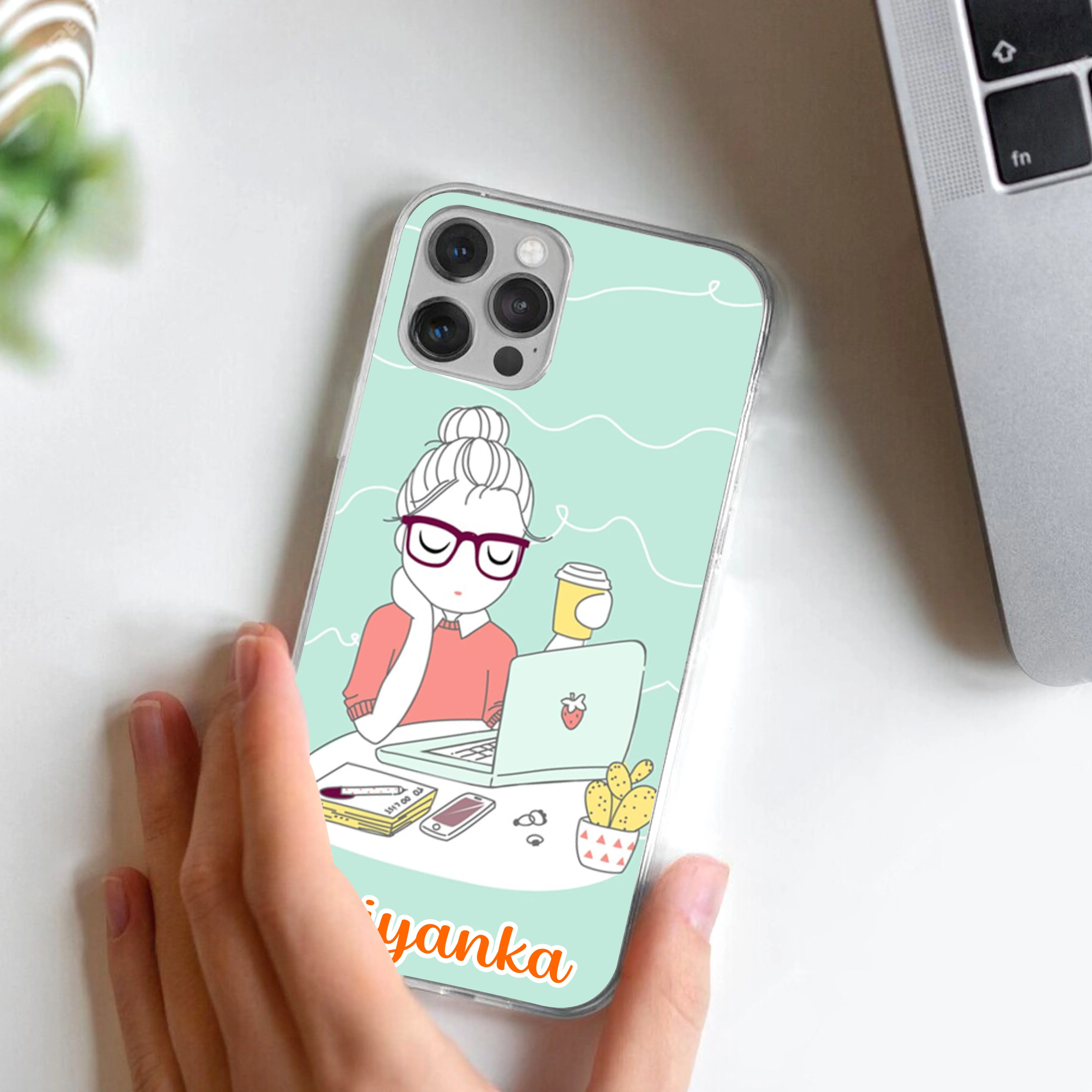 Creator Girl Customize Transparent Silicon Case For Realme/Narzo