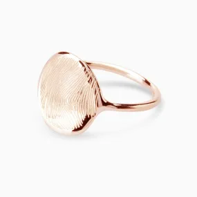 Custom Engraved Ring | Rose Gold