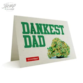 DANKEST DAD HEMP GREETING CARD