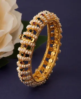 Delightful Real Pearl Bangle