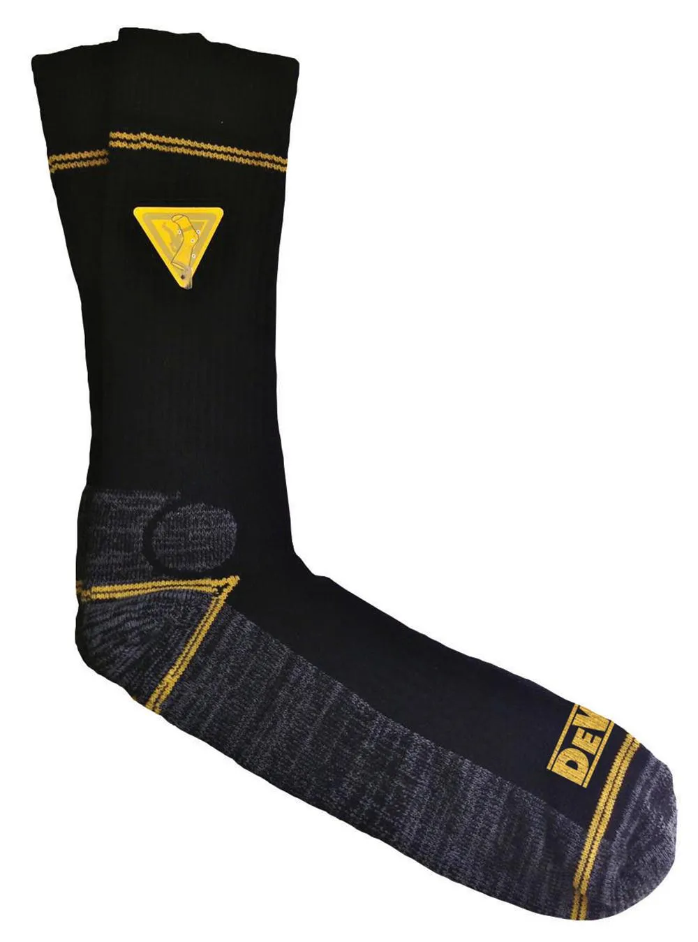 DeWalt Cushioned Hard Wearing Hydro Work Sock 2 Pack