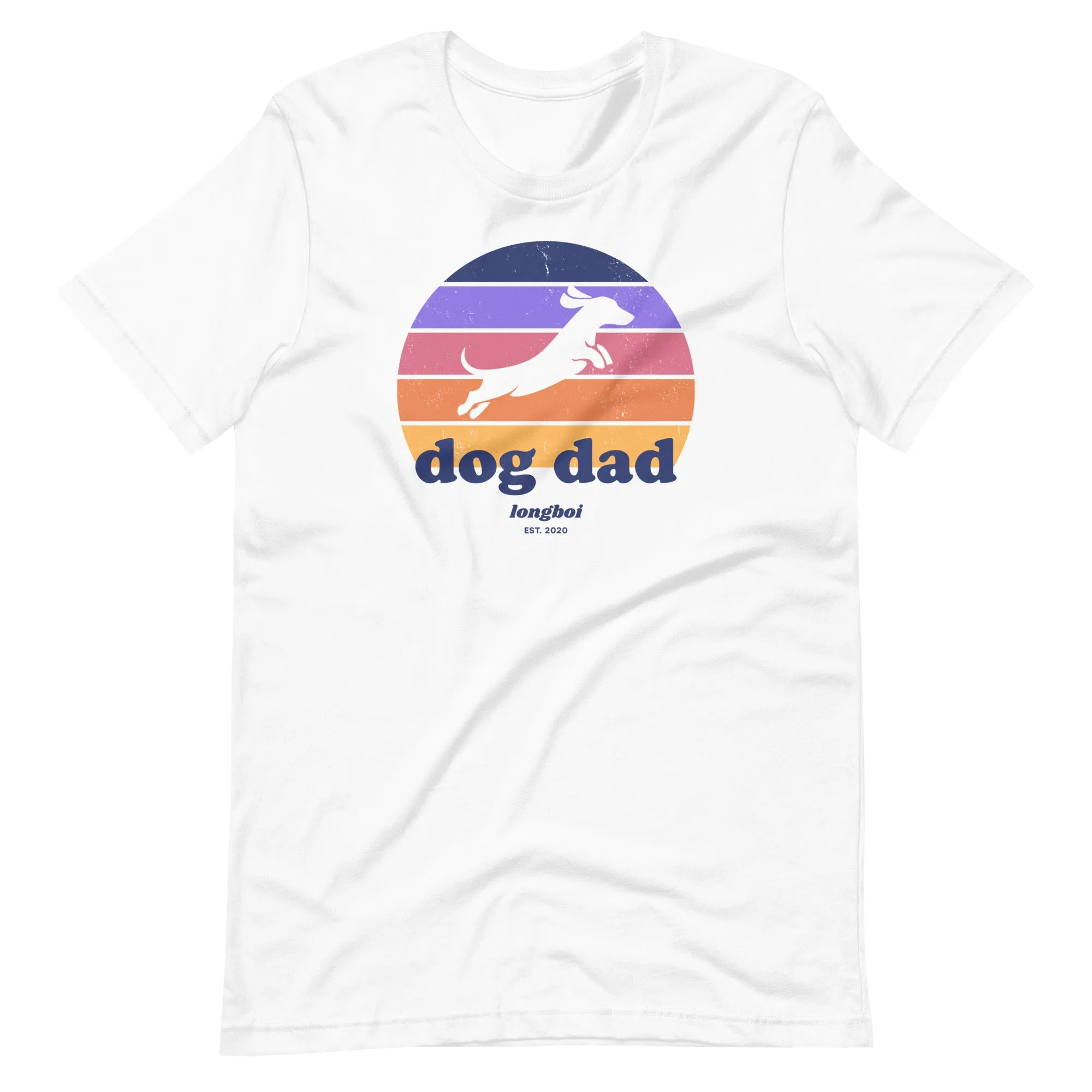 Dog Dad Retro Sunrise Tee