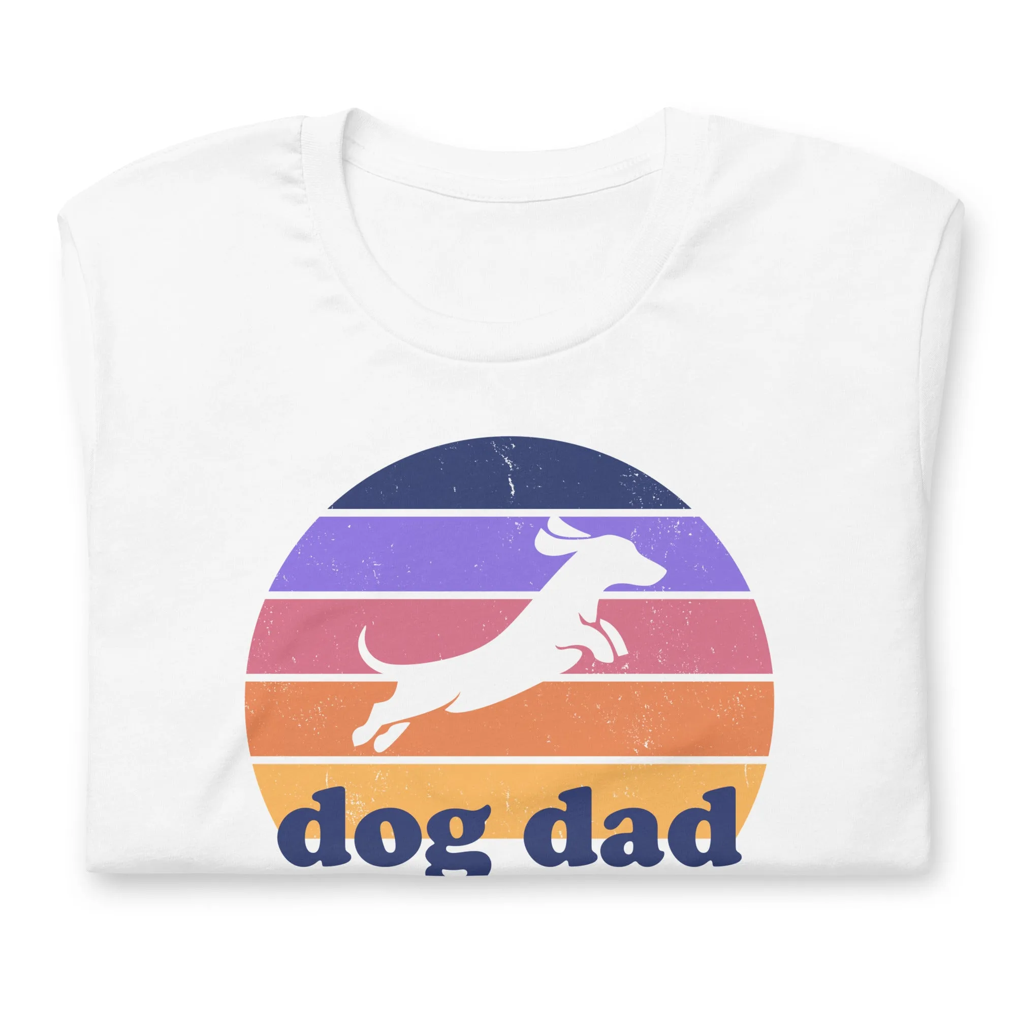 Dog Dad Retro Sunrise Tee