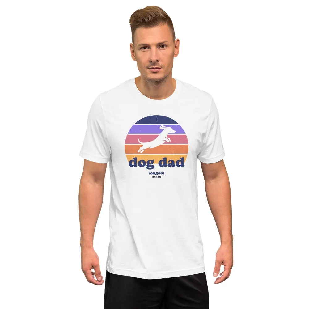 Dog Dad Retro Sunrise Tee