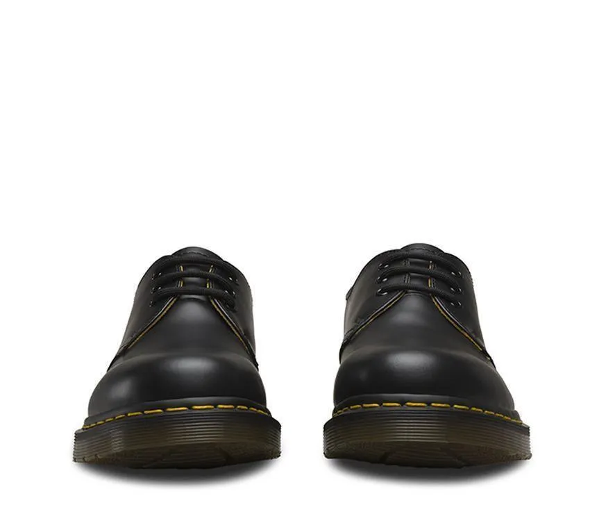 Dr. Martens 1461 Smooth Shoes Classic 3 Eye Lace Up Unisex - Black