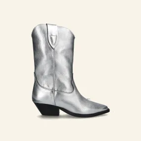 DUERTO BOOTS | Metallic Silver