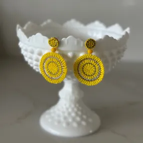 Eva Yellow Earrings