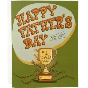 Father's Day Trophy Card