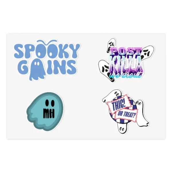 GHOSTLY GAINS- Sticker Sheet