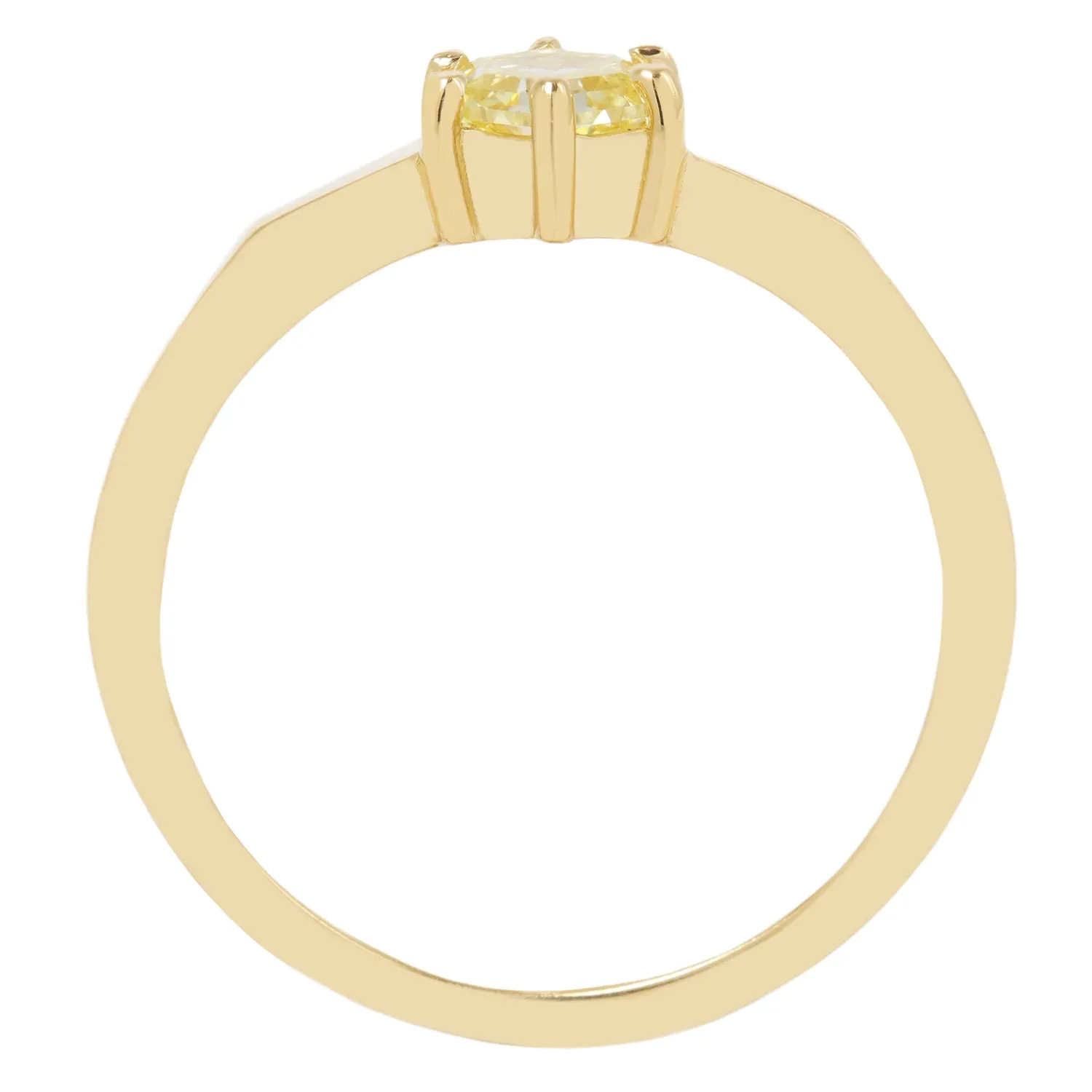 Golden Star Diamond Ring