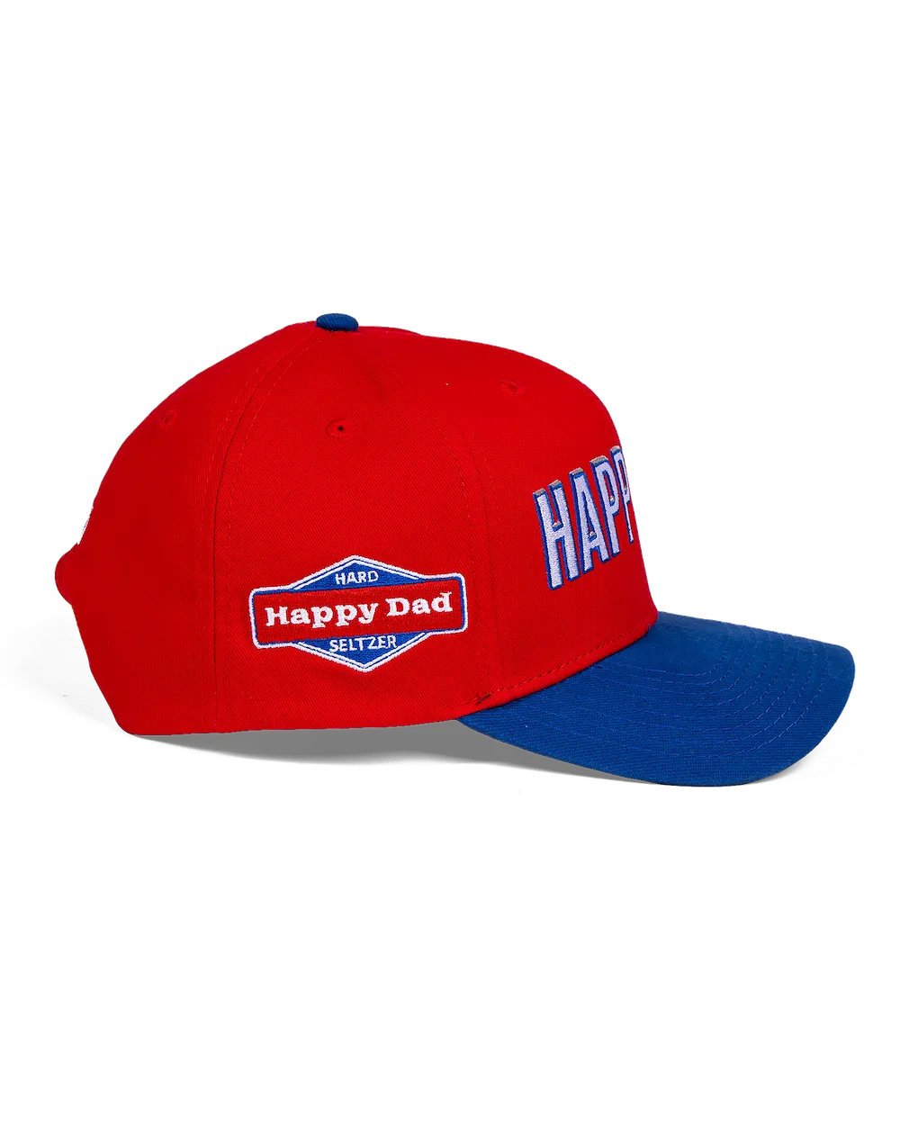 Happy Dad Sports Hat (Red)