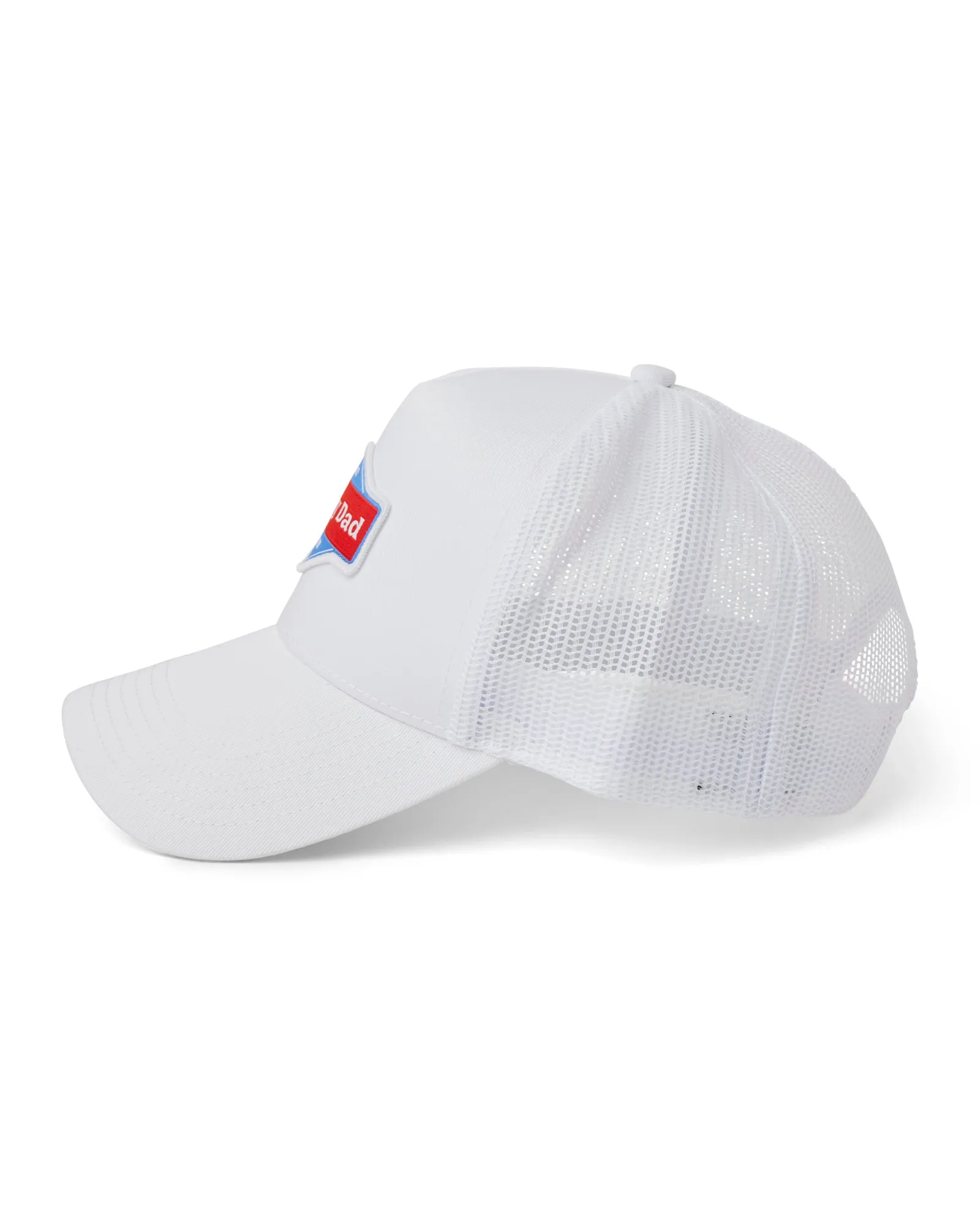 Happy Dad Trucker Hat (White)