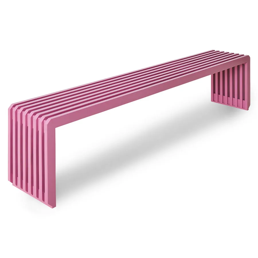 HKliving Slatted Bench