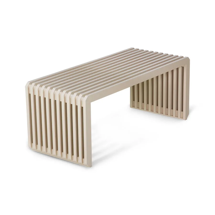 HKliving Slatted Bench