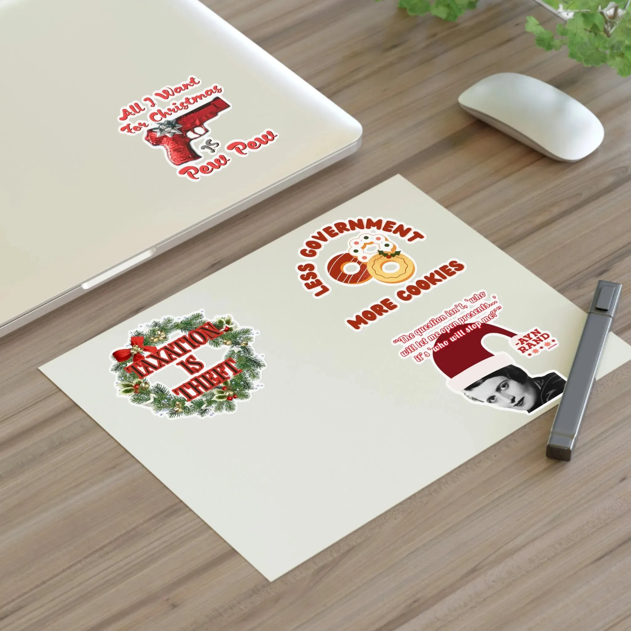 Holiday Liberty Themed Sticker Sheets