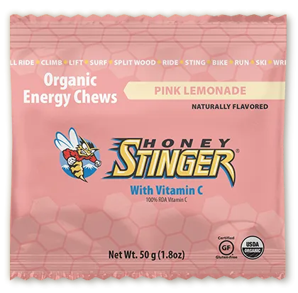 Honey Stinger Organic Energy Chews - Pink Lemonade