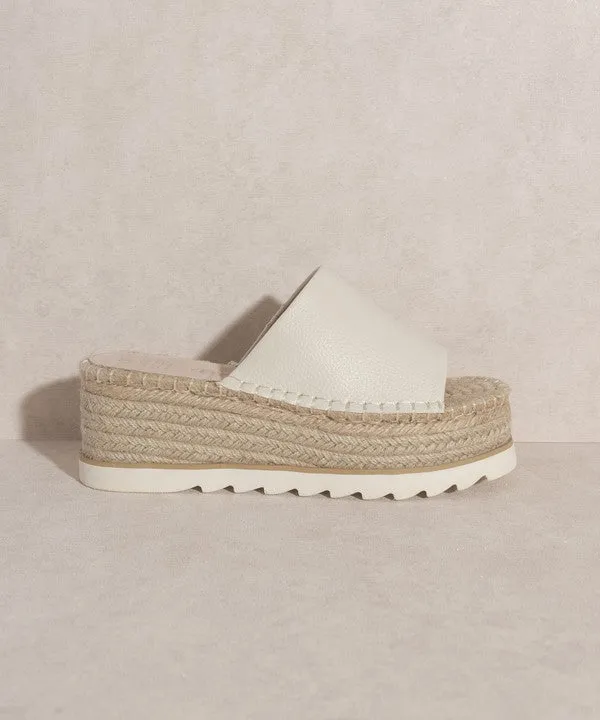 Ivy - Espadrille Platform Slide