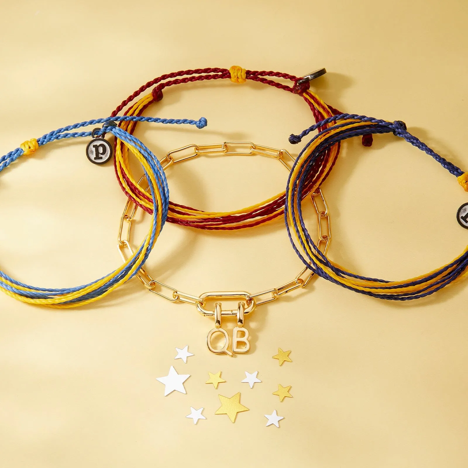 Light Blue & Yellow Bracelet