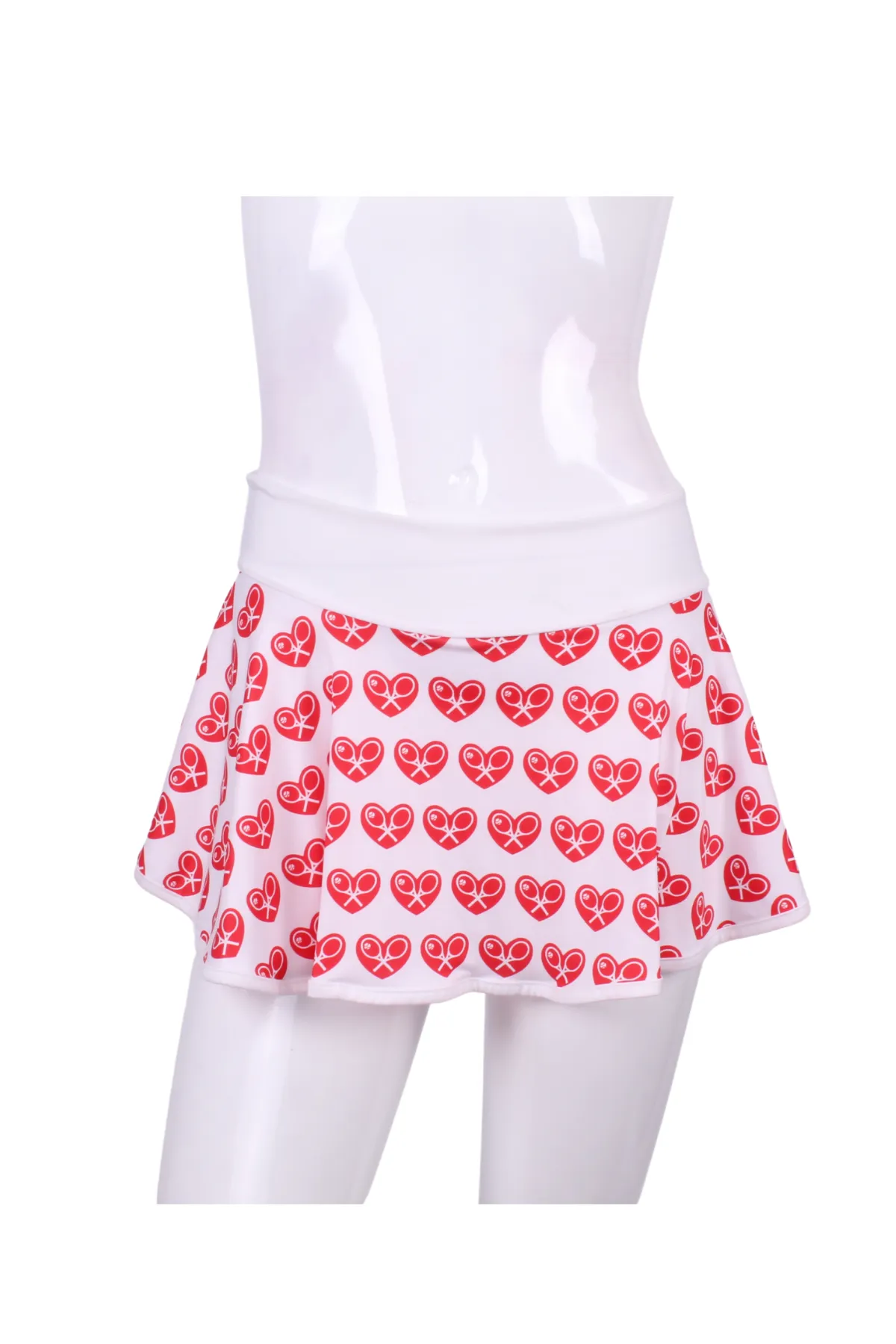 Limited Mini Hearts on White Love O Skirt