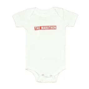 Marathon Bar Onesie - White