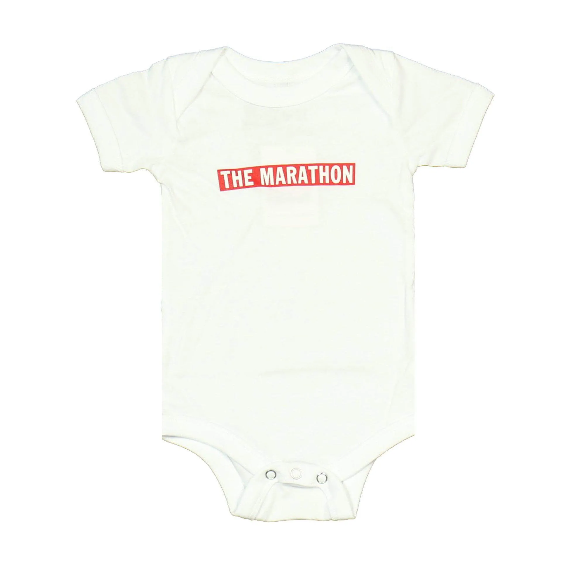 Marathon Bar Onesie - White