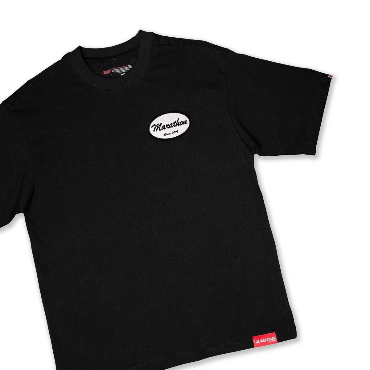 Marathon Origin Patch T-Shirt - Black/Bone