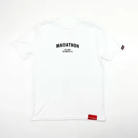 Marathon Registered Kid's T-Shirt - White/Black