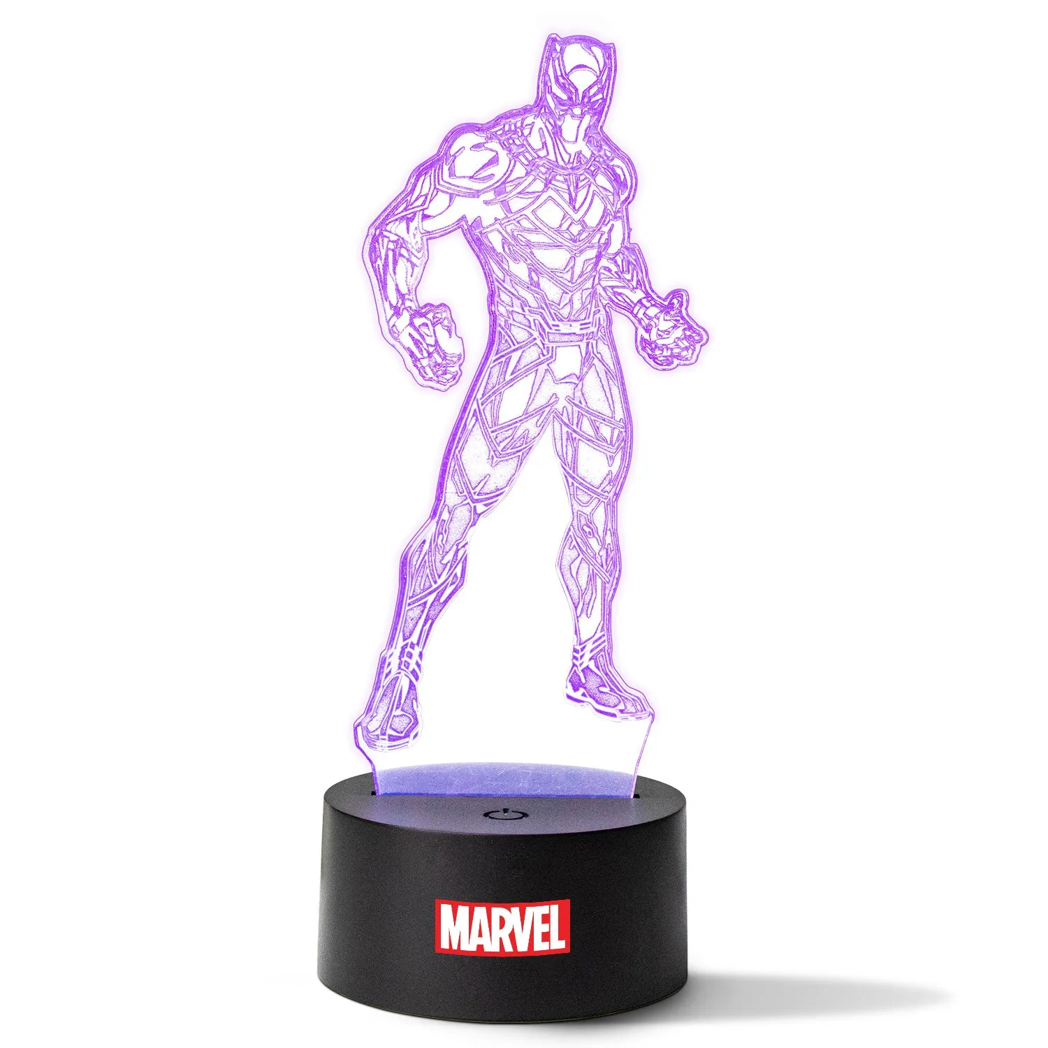 Marvel 3D RGB App Controlled USB LED Night Light Black Panther #2