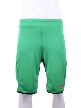 Men's Shorts Long Green With Mesh