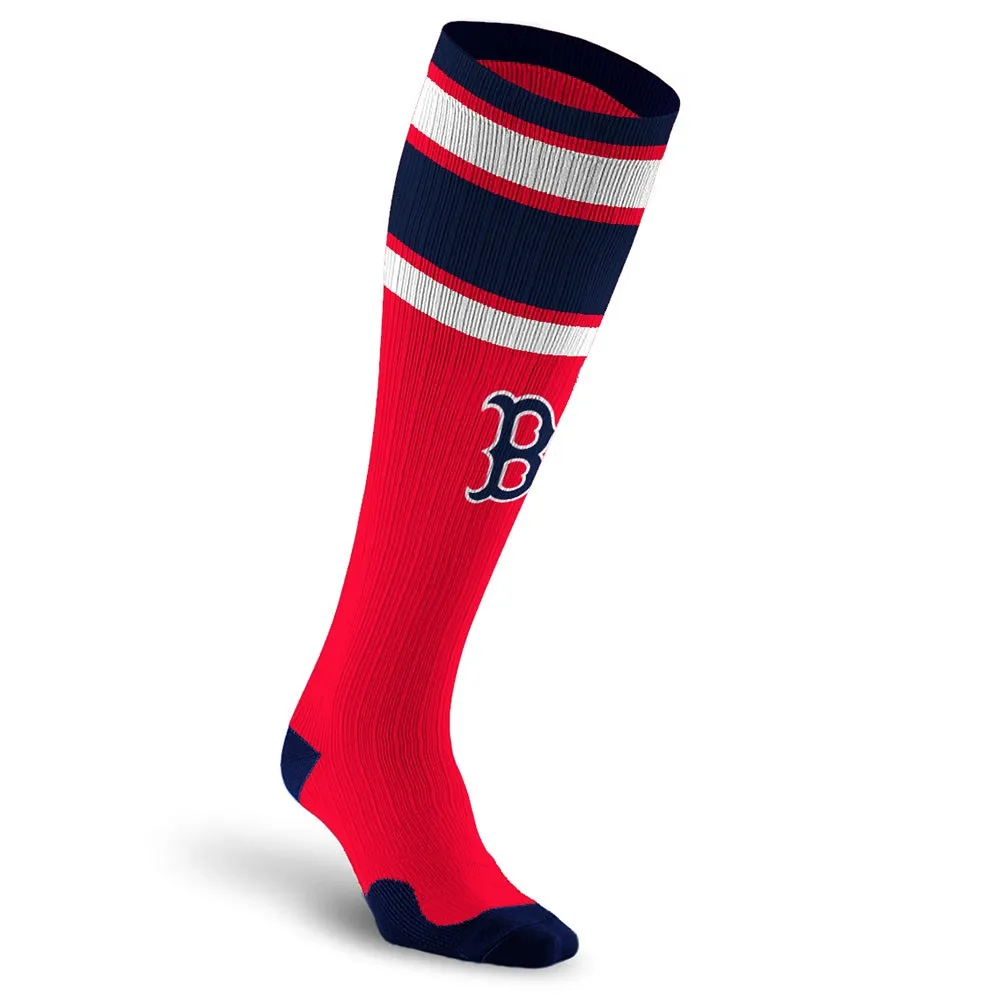 MLB Compression Socks, Boston Red Sox - Classic Stripe