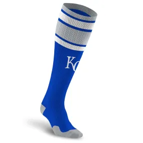 MLB Compression Socks, Kansas City Royals - Classic Stripe