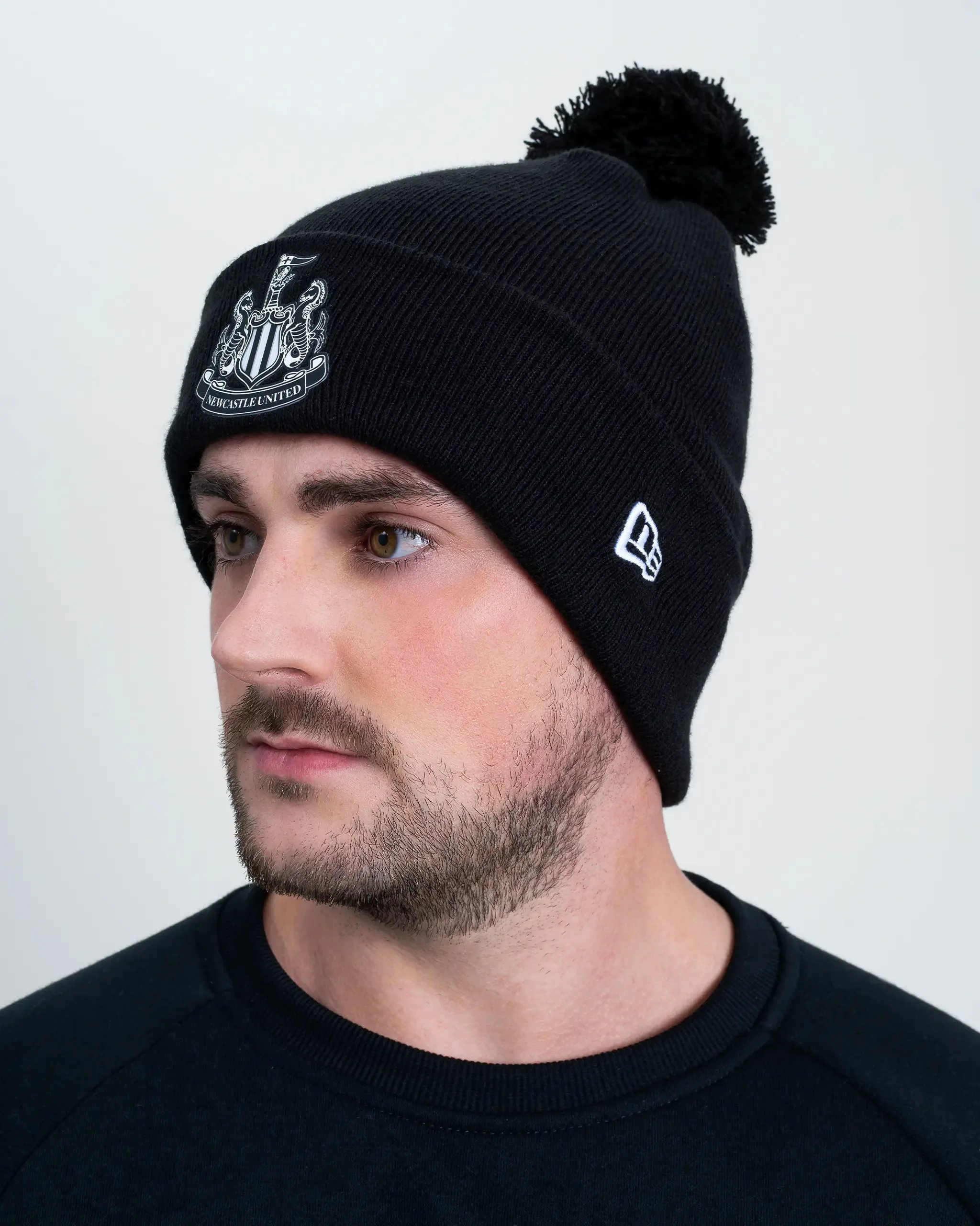 Newcastle United New Era Monochrome Cuff Beanie