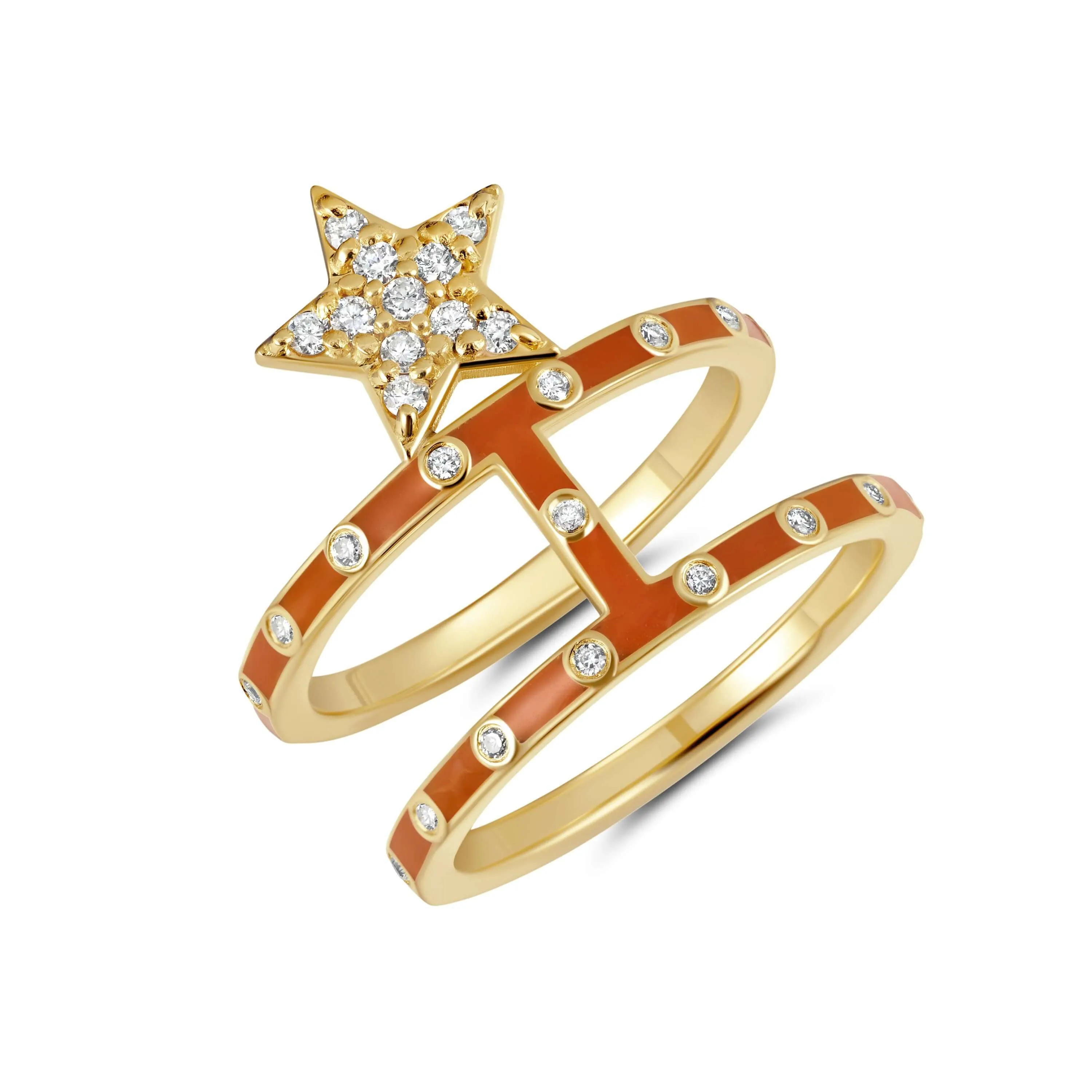 Orange Star Ring