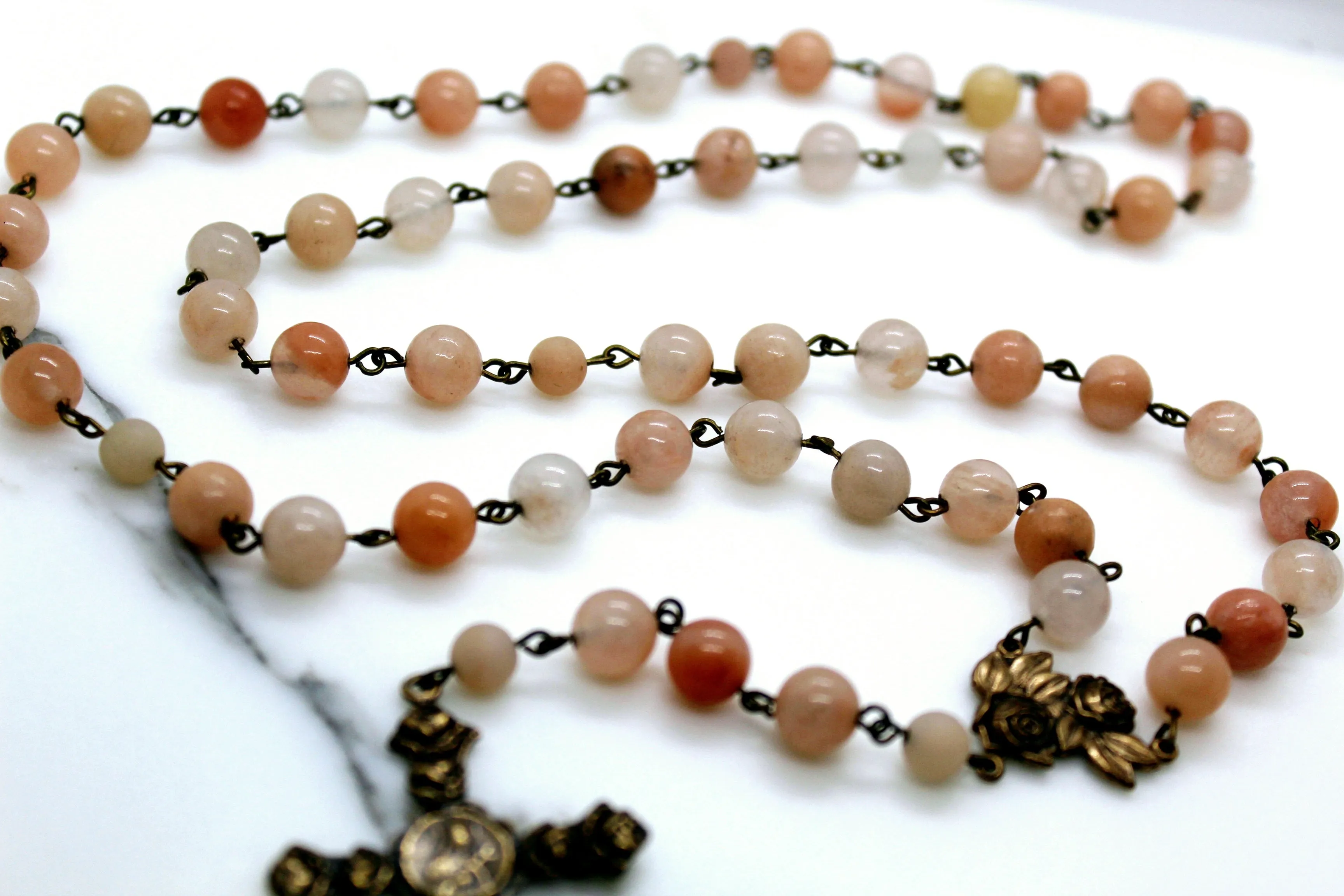 Pink Rose Rosary