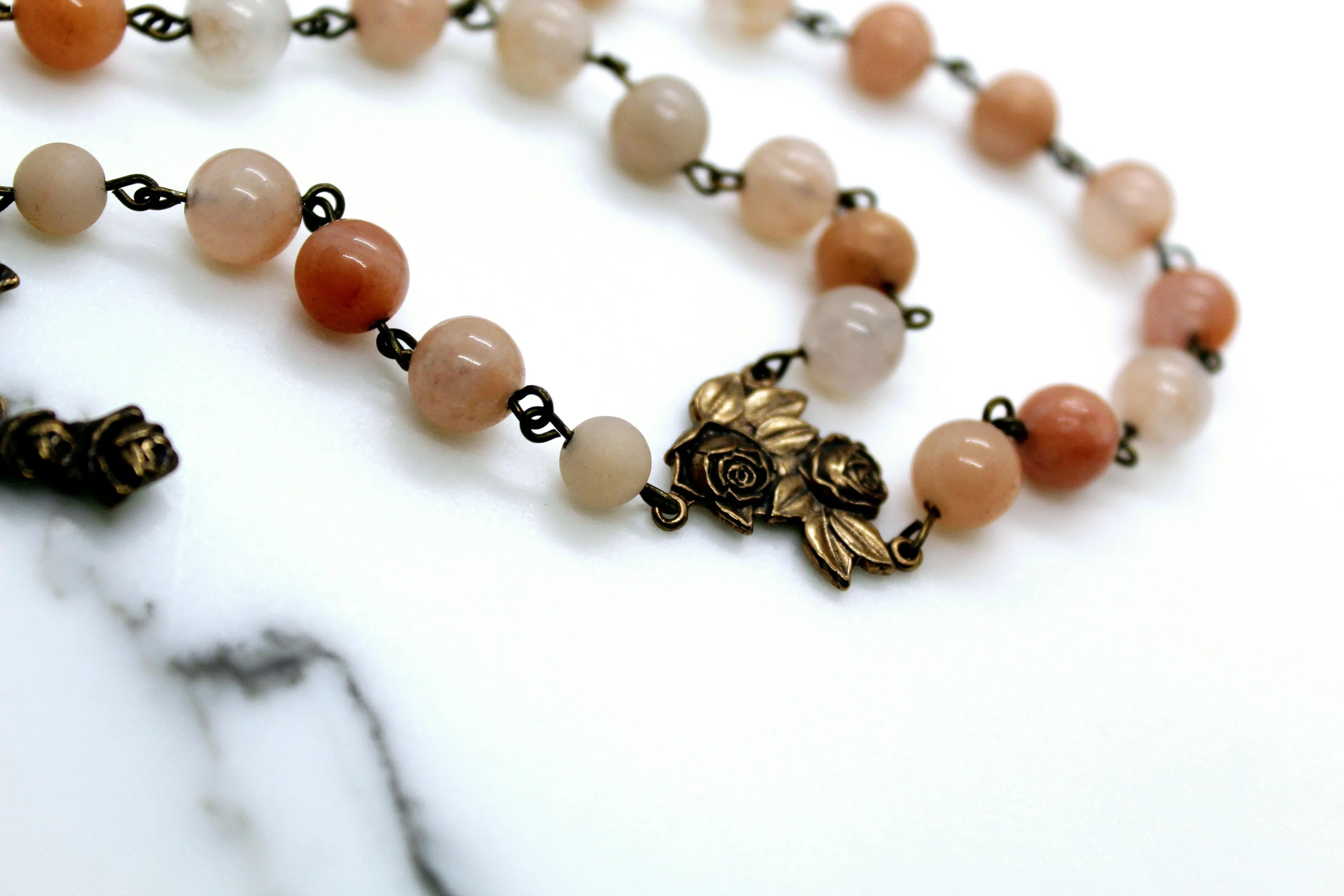 Pink Rose Rosary