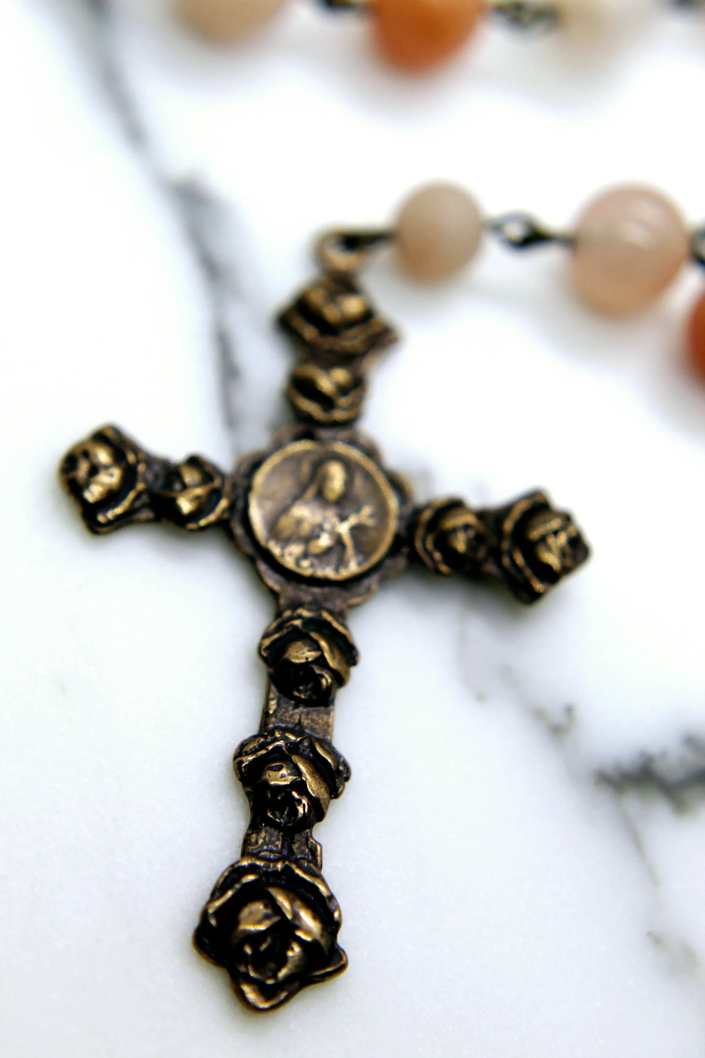 Pink Rose Rosary