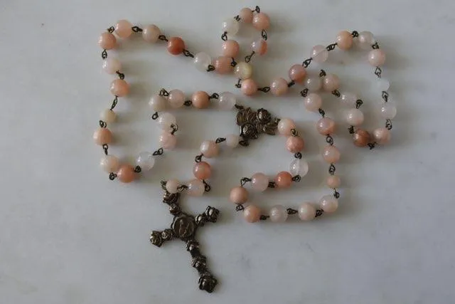 Pink Rose Rosary