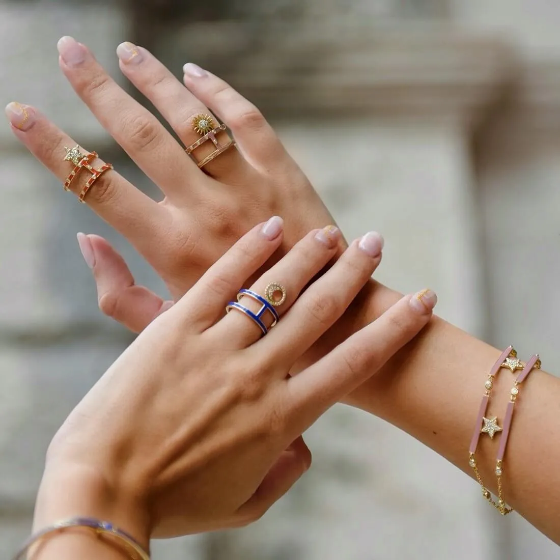 Pink Star Bracelet