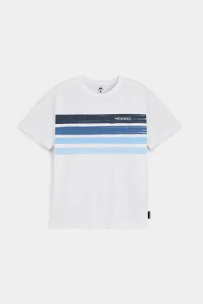 Printed Graphic Tee - White