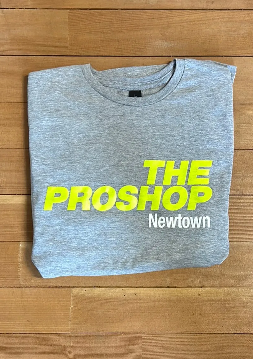 PSN Tee: Sports Grey - Neon Yellow/White