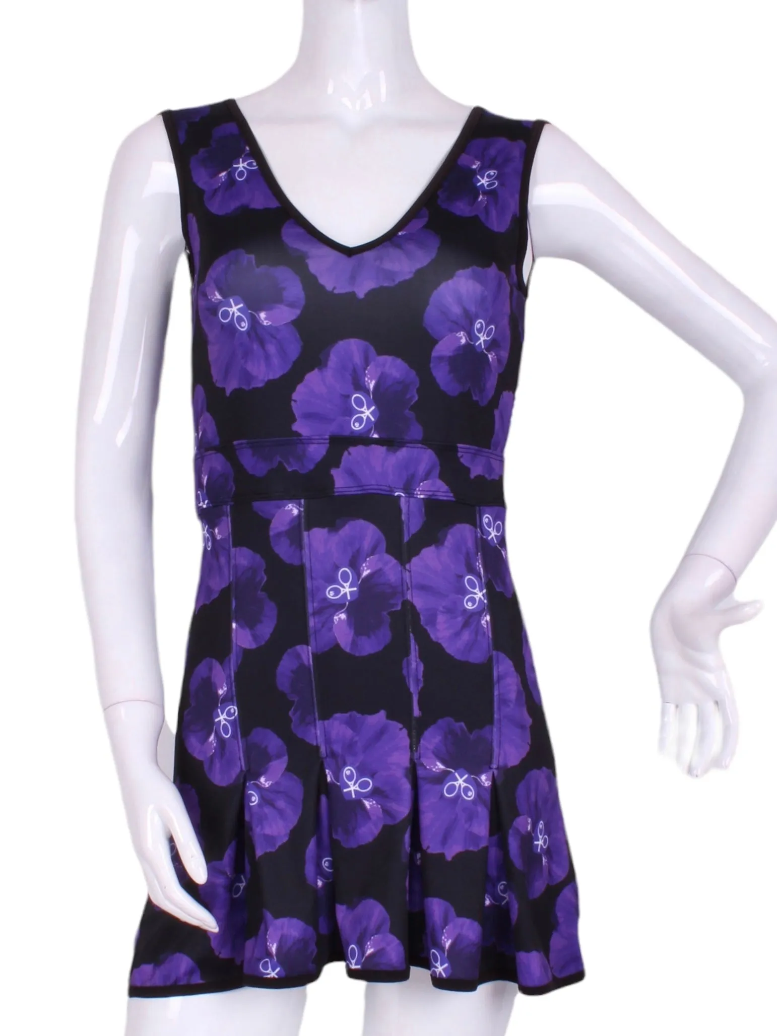 Purple Pansy Angelina Dress Court To Cocktail Tennis Dress